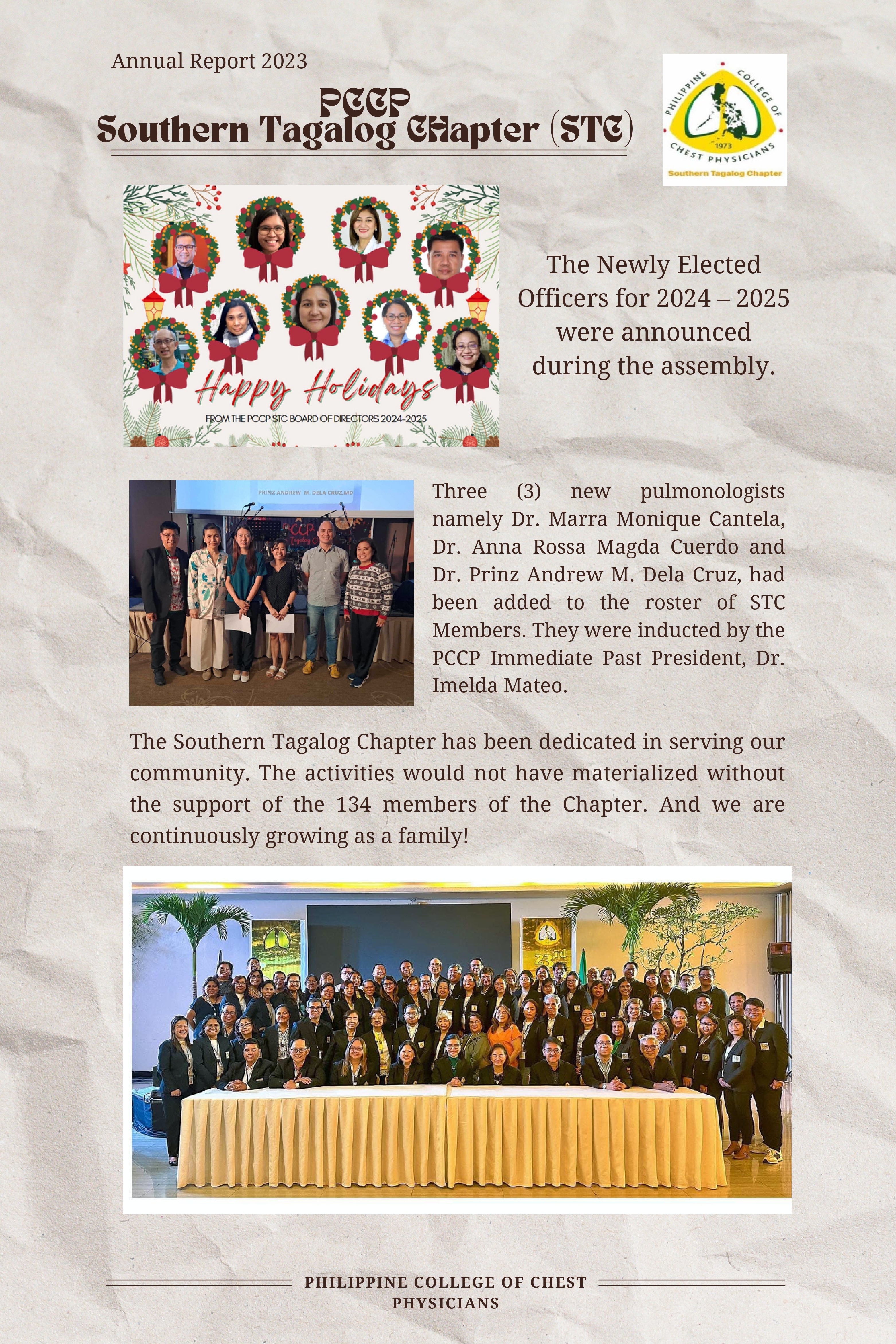 Southern Tagalog Chapter of The Philippine College of  Chest Physicians (PCCP)